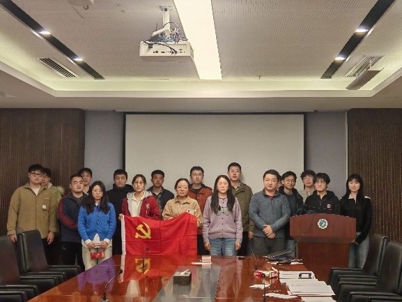 绿色研究生第五党支部召开第一季度党员大会