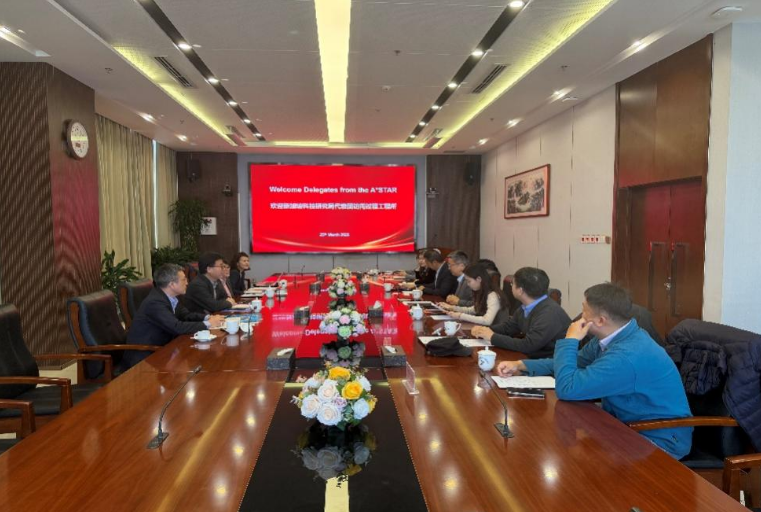 新加坡科技研究局代表团访问过程工程所